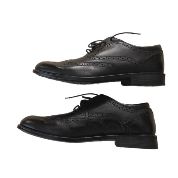 G.H. Bass & Co. Clinton Mens Size 9M Black Leather Wingtip Oxfords Shoes main image 9
